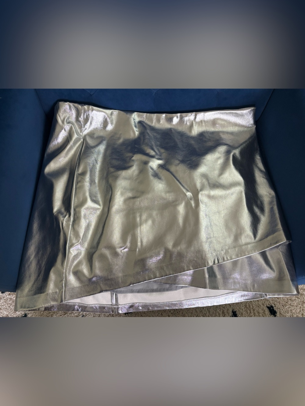 NWT Metallic Silver Women’s Skirt-